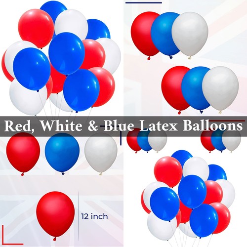 Palloncini rossi bianchi - 12",