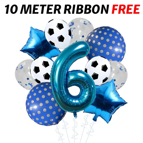 Set foil palloncini calcio - set,